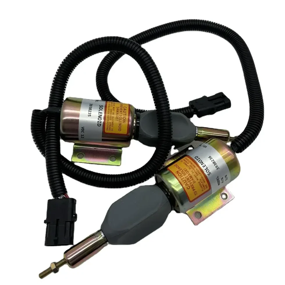 Cummins 4BT 6BT Motor SA-4348-24 için 24V istop Solenoid Valfi